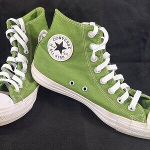 Converse All Star Chuck Taylor High Top Unisex Shoes Light Green M 6.5 / W 8.5